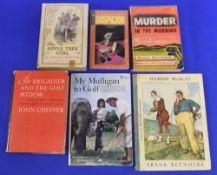 Golfing Books including novels to include The Apple Tree Girl 1918 George Weston, Suspicion 1964 Lee