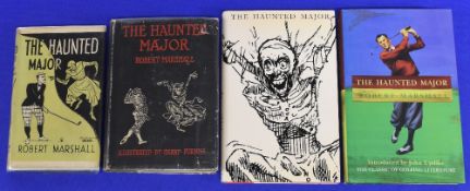 The Haunted Major by Robert Marshall, four different versions of the novel from 1951, 1932, 1983 and
