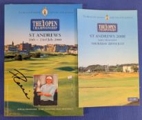 1990 Open Golf Championship signed Paul Lawrie Golf Programme, with draw sheet for Thursday