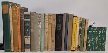 Carton of Golf Books: Learning Golf Percy Boomer, Every Idle Dream Bernard Darwin, Golf at Forty H A