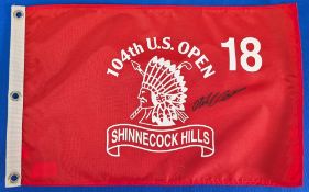 Golf Autograph - Retief Goosen (winner) signed 2000 US Open Golf Pin Flag - signed in ink to the