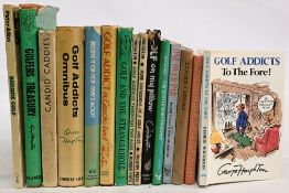 Golfing Books to include: Golf Addicts to the Fore! 1986 George Houghton, The Golfer's Log Book