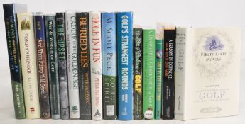 Golfing Books to include Firsts, Lasts & Onlys 2010 Paul Donnelley (signed), together with
