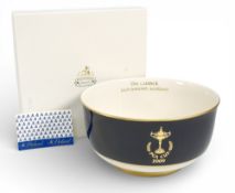 2009 PGA Cup The Carrick Loch Lomond USA v GB&I presentation large fruit bowl – ‘Pickard Proudly