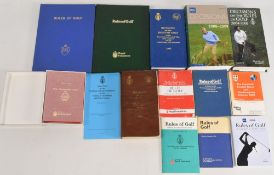 14x different Rules of Golf publications including hardback, paperback, overseas from the