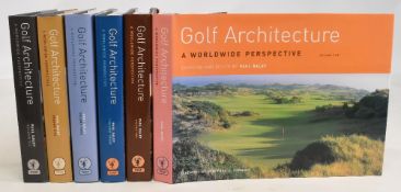 Golf Architecture - A Worldwide Perspective by Paul Daley Volume 1-6, all in excellent condition