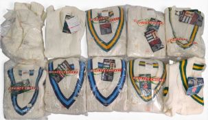 Collection old Shop Stock: David Gower Cricket Vests and a Jumper, all by Seton Sports, size small