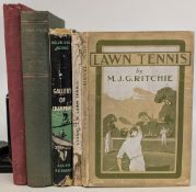 Period Lawn Tennis Books: Lawn Tennis M J G Ritchie, Lessons in Lawn Tennis Eustace H Miles P/B,