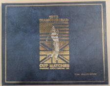 1973 Tom Haliburton Inaugural Diamondhead Cup Matches Book, at Pinehurst North Carolina for