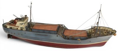 Billing Wooden Boats Kit Merchant Ship - well built on stand. Collection only