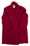 Vintage Chanel Wool Jacket and Dress, red tweed made in France MO175 42, 40” chest, sleeves 14” from