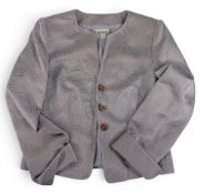 Vintage Giorgio Armani Collezioni collarless Jacket and Dress, jacket #34” chest, sleeves 13.5”