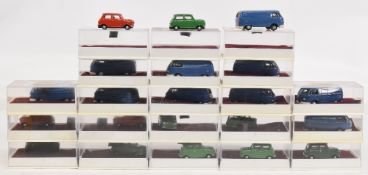 23x Vintage Creative Casting Co Lt VW Volkswagen Slip Screen Camper Vans & Mini Static Metal Models,