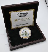 Coins – 70th Anniversary of D-Day 9 carat Gold coin – limited edition 02/70, 50mm, with D-Day