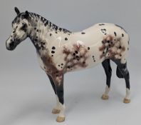 Beswick Appaloosa Horse, in good condition, no obvious faults, #21cm tall