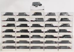 36x Vintage Creative Casting Co Ltd Bedford CA Van Grey Static Metal Models, OO gauge fine scale