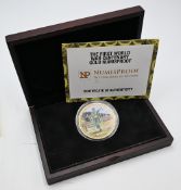 Coins – The First World War Centenary 9 carat Gold coin – limited edition 78/100, 50mm, with First