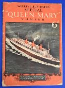 GREAT BRITAIN - SHIPPING - QUEEN MARY “MAIDEN VOYAGE” 1936. Large souvenir publication of 54 pages