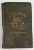 RAILWAYS - GLASGOW & AYRSHIRE RAILWAY GUIDE 1841. 110 page book with fold out map and 10 plates