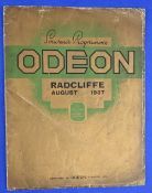 GREAT BRITAIN - ENTERTAINMENT - RADCLIFFE. OPENING OF ODEON CINEMA LARGE SOUVENIR PROGRAMME 14th