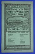 RAILWAY - LONDON SOUTH WESTERN RAILWAY ILLUSTRATED TOURIST-GUIDE 1880s - 32 page publication with 27