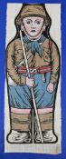 GREAT BRITAIN - CHILDREN - WORLD WAR I “BOY SCOUT” CHILDRENS RAG DOLL c1916. Multicoloured printed