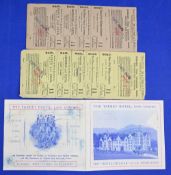 RAILWAYS - CALENONIAN & HIGHLAND RAILWAY TOURS (3) 1880s to incl 2x 5-part single sided 1st Class