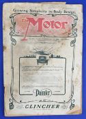 AUTOMOBILES - THE MOTOR. December 8th 1905 - 36 page publication plus 68 additional pages of
