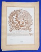 GREAT BRITAIN - BANQUET AT GUILDHALL, London 9th November 1900 - impressive engraving of seated