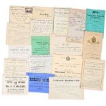 ASSORTED EPHEMERA – mixed selection predominantly Welsh related 1899 Eisteddfod Concert, Parish of