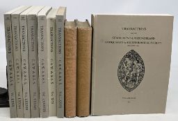 CUMBERLAND & WESTMORLAND ANTIQUARIAN AND ARCHAEOLOGICAL SOCIETY 1902-76 - 50+ vols, many plates