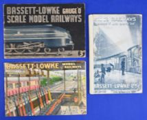 GREAT BRITAIN - MODEL RAILWAYS (3) BASSETT LOWKE. 1939 GAUGE 0 & OO SCALE MODEL RAILWAYS - 40 page