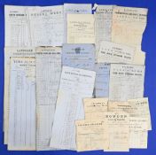 RAILWAYS - STOCKTON & DARLINGTON RAILWAY COMPANY c1850-60s. Collection of 21 different colliery