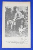 WORLD WAR I - GREAT BRITAIN - NURSE EDITH CAVELL c1916 - printed Memoriam on Silk of Nurse Cavell