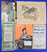 GREAT BRITAIN - FASHION CATALOGUES (4) LEWIS’S HALF YEARLY SALE c1900 - 40 page catalogue