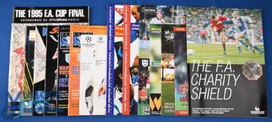 1994/95 Manchester Utd complete league season aways (21) FAC aways Sheffield Utd, Crystal Palace (