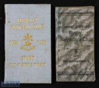 1933-4-5 Llanelli Season Tickets etc (2): Pair of very collectable hard-cover season ticket/