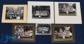 1946-1980s Vintage Rugby Team Photographs (24): Intriguing collection, inc 3 in colour, mostly 8