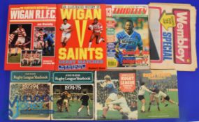 Rugby League Books (9): Lovely large, well-illustrated surveys, Robert Gate's 'Wigan v Saints' and