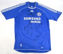 2006/08 Chelsea FC Multi-Signed Home Football Shirt features 18x signatures to front in ink Lampard,