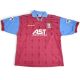 Dwight Yorke 1995/97 Signed Aston Villa Home Football shirt No 10 – Signed to the reverse in ink, - Image 1 of 2