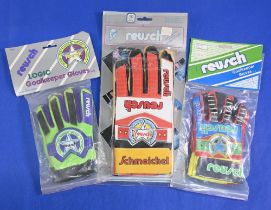 Vintage Reusch Goalkeeper Gloves (3) – features a pair of Peter Schmeichel retailed gloves size 10