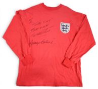 England World Cup 1966 Replica Signed Football shirt – personally inscribed ‘The Cat - Best Wishes