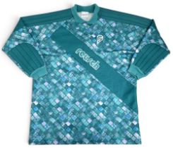 1989 Reusch International Goalkeeper Shirt No 1 – in green, used by Bob ‘The Cat’ Bevan during the