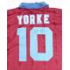 Dwight Yorke 1995/97 Signed Aston Villa Home Football shirt No 10 – Signed to the reverse in ink, - Image 2 of 2