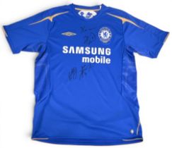 2005/06 Chelsea FC Multi-Signed ‘100 years Centenary’ Home Football Shirt features 4x signatures