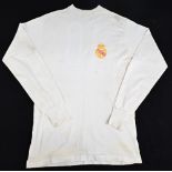1960 Ferenc Puskas Real Madrid Match Worn Football Shirt No 10 – swapped with Mark Pearson