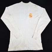 1960 Ferenc Puskas Real Madrid Match Worn Football Shirt No 10 – swapped with Mark Pearson