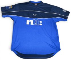 Derek McInnes Rangers 2002 ‘Stuart McCall Testimonial’ Training Shirt – embroidered shoulder