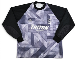 David Seaman 1993/94 Birmingham City No13 Goalkeeper shirt – detailed to reverse, in black and grey,